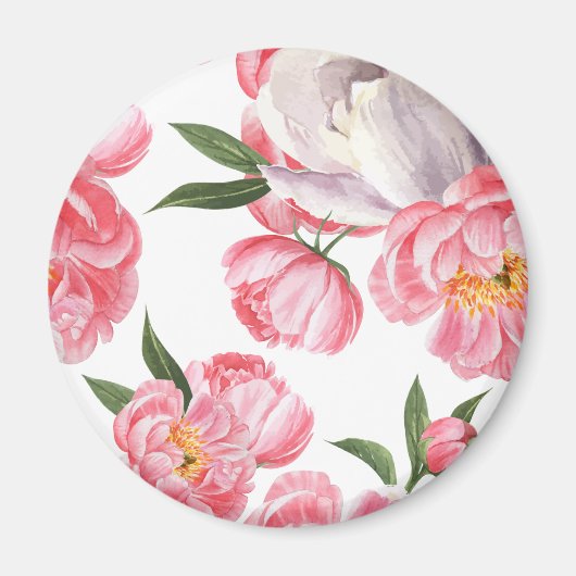 Schöne Rose Magnet (Vorne)