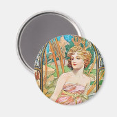 Schöne Rose Magnet (Vorderseite/Rückseite)