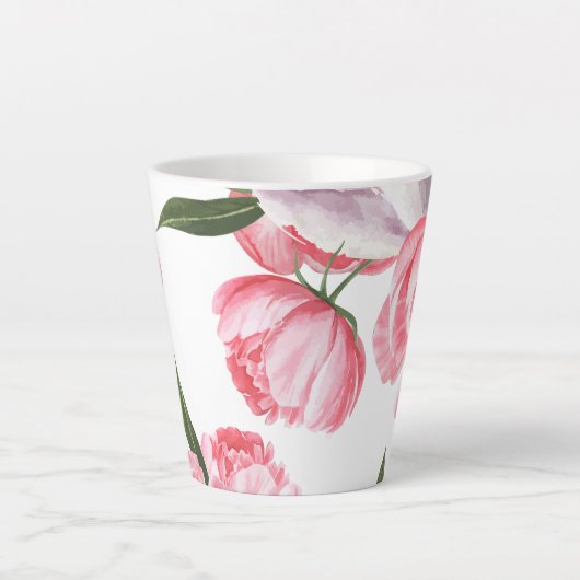 Schöne Rose Milchtasse (Vorderseite)