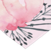 Schöne Rose mit Blumenwasser Tischdecke (Schrägansicht)