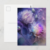 Schöne Rose mit weichem Fokus Postkarte (Vorne/Hinten)