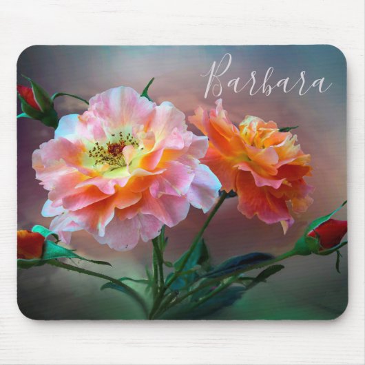 Schöne Rose Mousepad (Vorne)
