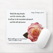 Schöne Rose Mousepad. Mousepad (Mit Mouse)