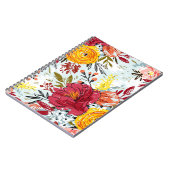 Schöne Rose Notizblock (Linke Seite)