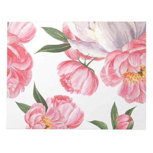 Schöne Rose Notizblock (Vorderseite)