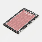 Schöne Rose Post-it Klebezettel (angewinkelt)