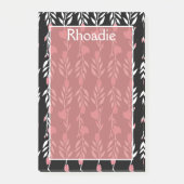 Schöne Rose Post-it Klebezettel (Vorderseite)