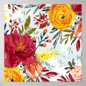 Schöne Rose Poster (Vorne)