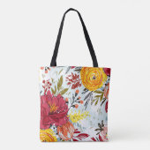 Schöne Rose Tasche (Rückseite)