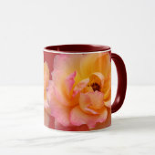 Schöne Rose Tasse (VorderseiteRechts)