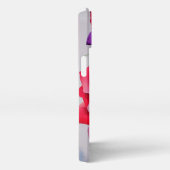 Schöne Rose und benutzerdefinierter Text iPhone Hülle (Rechte Seite)