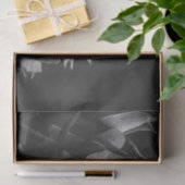 Schöne Rose und Rosenknospe Schwarz und Weiß Seidenpapier (Geschenk)