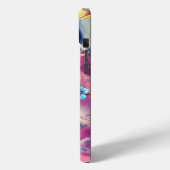 Schöne Rose und Schmetterlinge Case-Mate iPhone Hülle (Rückseite / Links)