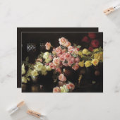 Schöne Rose (von Joseph DeCamp) Karte (Vorderseite/Rückseite Beispiel)