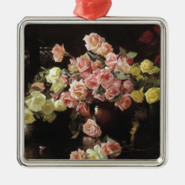 Schöne Rose (von Joseph DeCamp) Ornament Aus Metall