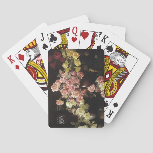 Schöne Rose (von Joseph DeCamp) Spielkarten (Rückseite)