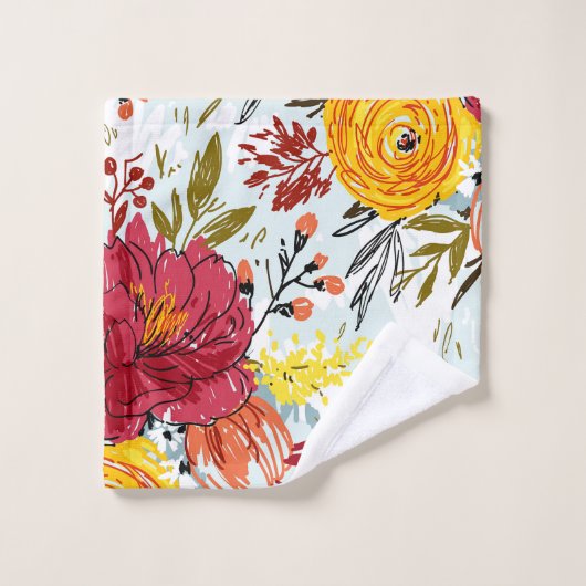 Schöne Rose Waschlappen (Waschlappen)