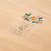 Schöne Rosen Blumen Muttertag Acryleinladungen (Ablage )