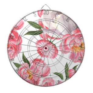 Schöne Rosen Dartscheibe