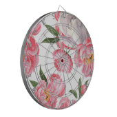 Schöne Rosen Dartscheibe (Vorderseite Links)