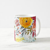 Schöne Rosen Kaffeetasse (VorderseiteRechts)