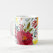 Schöne Rosen Kaffeetasse (Vorderseite Links)