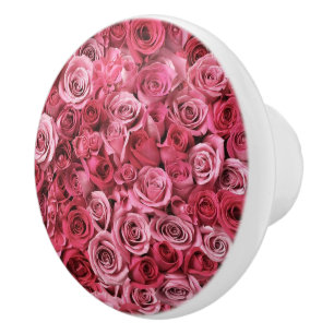 Schöne Rosen Keramikknauf