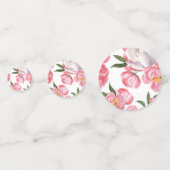 Schöne Rosen Konfetti (Rückseiten)
