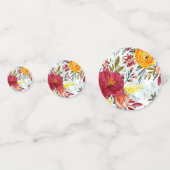 Schöne Rosen Konfetti (Rückseiten)