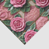 Schöne Rosen Populäre Sammlung Seidenpapier (Ausschnitt)