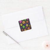 schöne Rosen Quadratischer Aufkleber (Umschlag)
