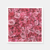 Schöne Rosen Serviette (Vorderseite)