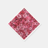 Schöne Rosen Serviette (Ecke)