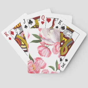 Schöne Rosen Spielkarten
