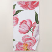 Schöne Rosen Strandtuch (Vorderseite)