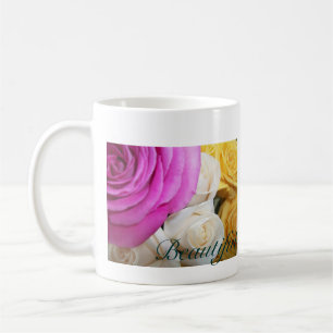 Schöne Rosen-Tasse Kaffeetasse