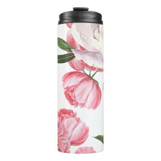Schöne Rosen Thermosbecher (Vorderseite)