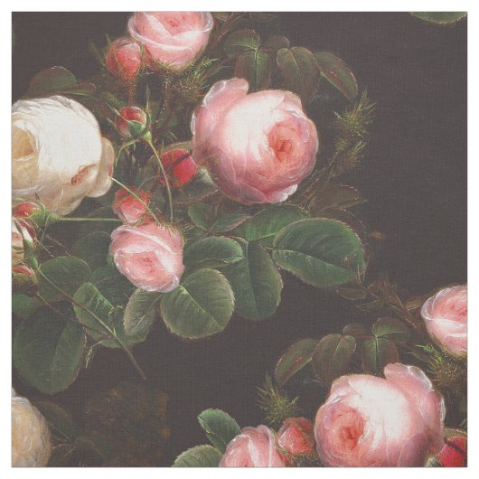 Schöne Rosen und Buds Stoff (Muster)
