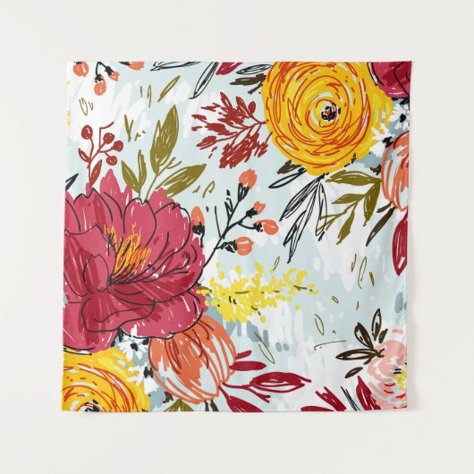 Schöne Rosen Wandteppich (Vorderseite)