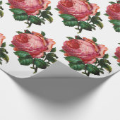 SCHÖNE ROSEN, weiß Geschenkpapier (Ecke)