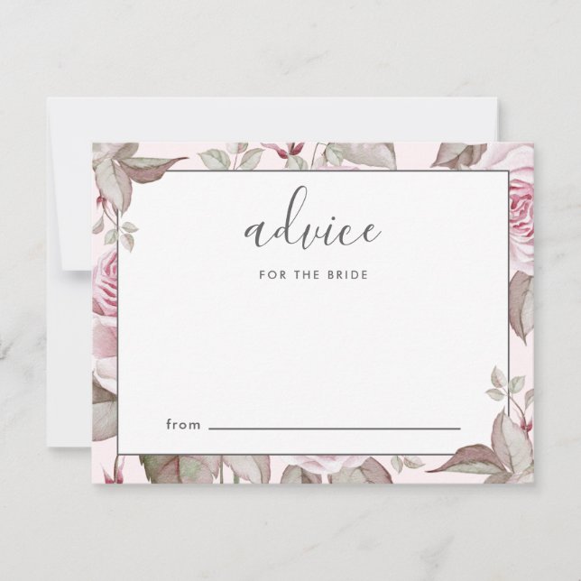 Schöne Rosenberater für die Braut (Vorderseite)