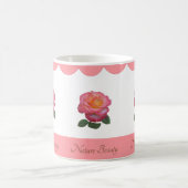 Schöne Rosenblume Kaffeetasse (Mittel)