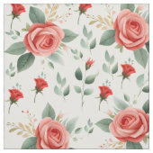 Schöne Rosenblumen Stoff Blumenstoff Design (Muster)