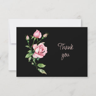 Schöne Rosengarten-Blumen-Dankeschön-Karte Dankeskarte