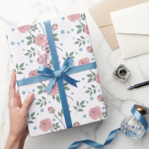 Schöne RosenIllustration - Romantische Flora Geschenkpapier