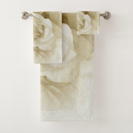 Schöne Rosenkunst Badhandtuch Set (Insitu)