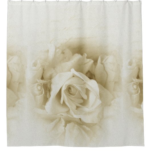 Schöne Rosenkunst Duschvorhang (Vorderseite)