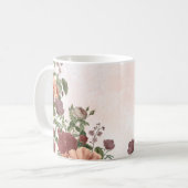 Schöne Rosentasse Kaffeetasse (Vorderseite Links)
