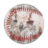 Schöne Rost Akzent Owl Personal Baseball (Vorderseite Links)