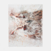 Schöne Rost Akzente Kugel Tote Tasche Fleecedecke (Vorderseite)